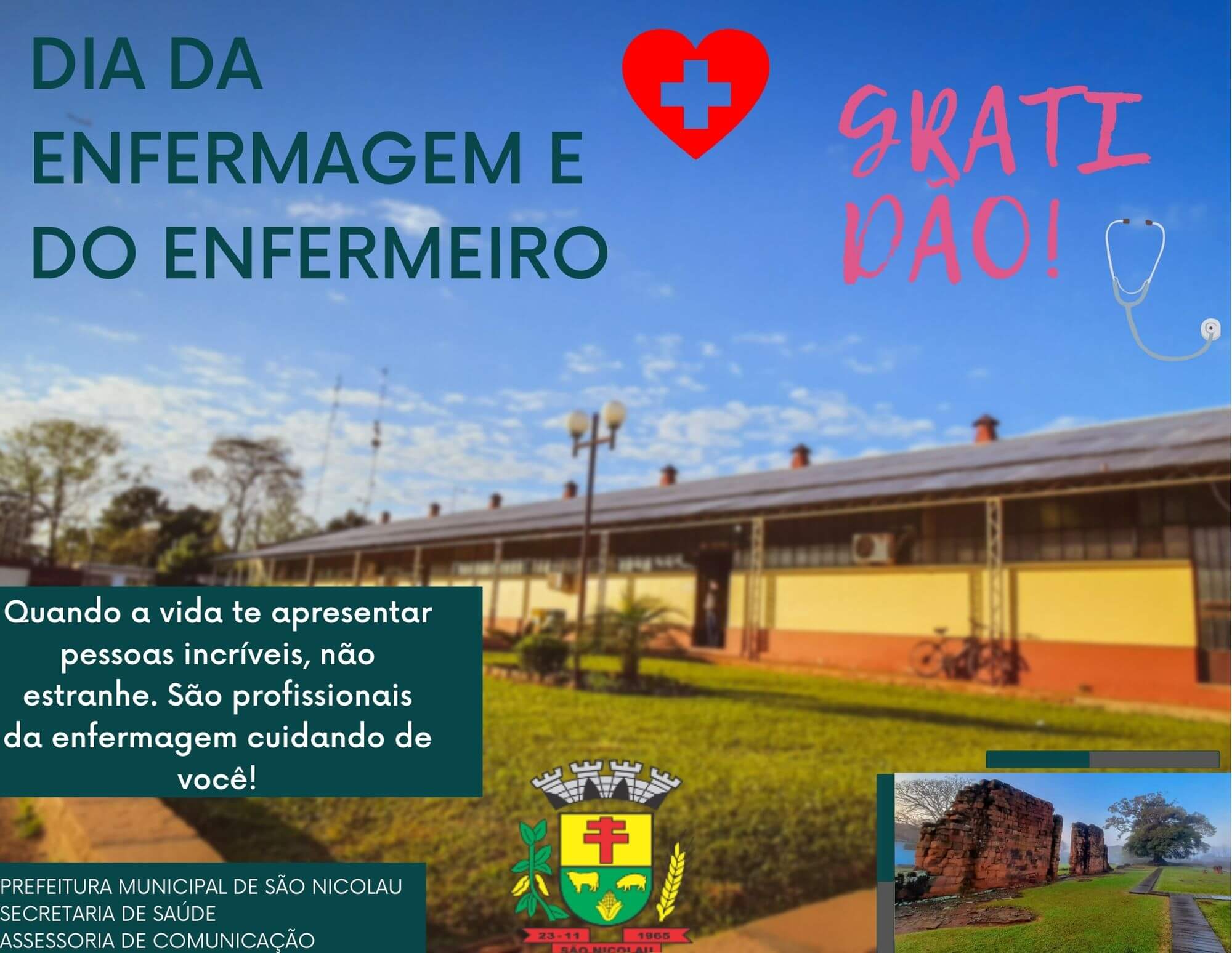 PARABÉNS A TODOS OS ENFERMEIROS